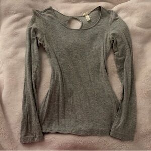 Ambiance Heather Gray Long Sleeve Top